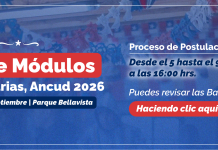 CONVOCATORIA DE POSTULACIÓN Y SELECCIÓN MÓDULOS GASTRONÓMICOS Y DE ARTESANÍA/REPOSTERÍA FIESTAS PATRIAS 2026